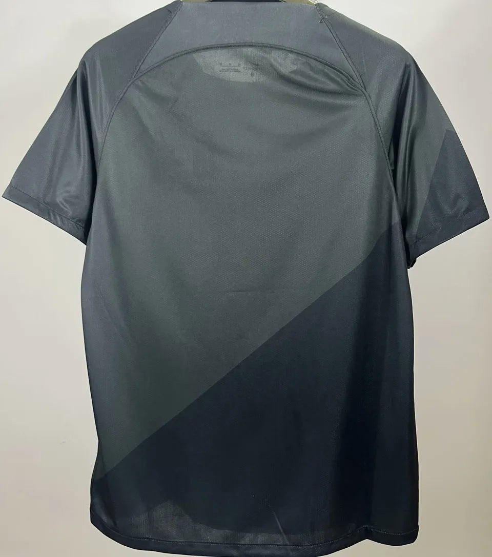 2023/24 Portugal Special Edition Black Grey Fans Jersey Back