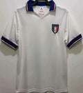 1982 Italy Away White Retro Soccer Jersey Front