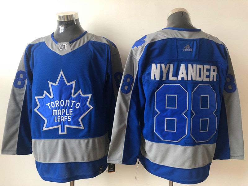 Men's Toronto Maple Leafs William Nylander #88 Blue Player Game Jerseys
