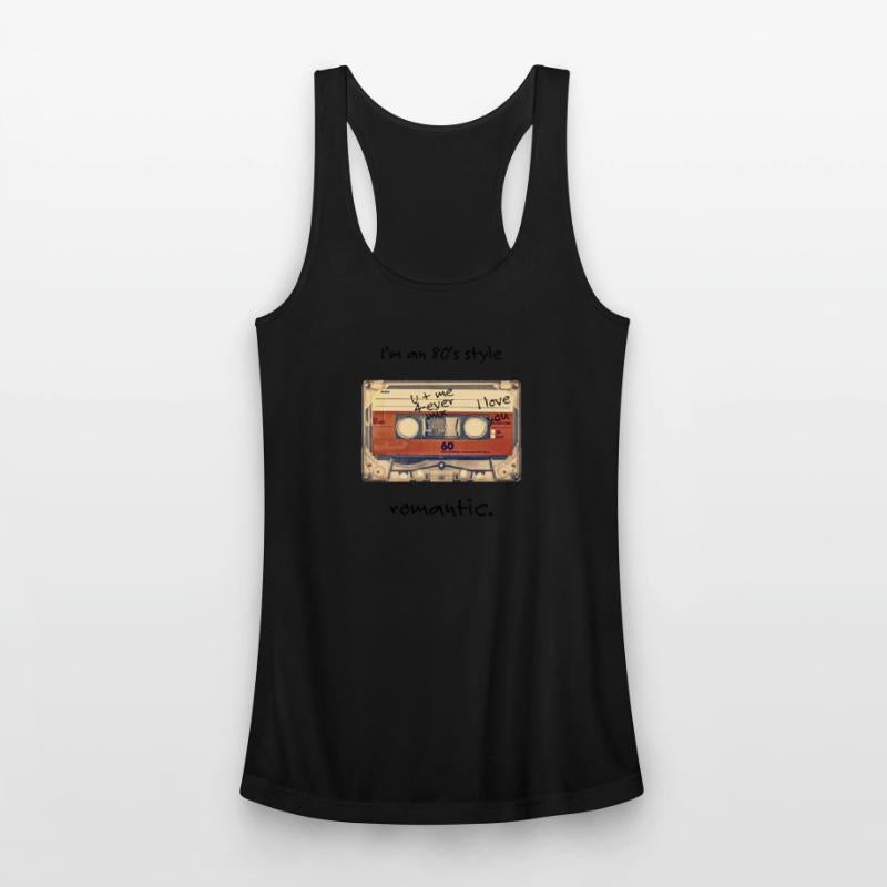80's Style Romantic Vintage Cassette (black)