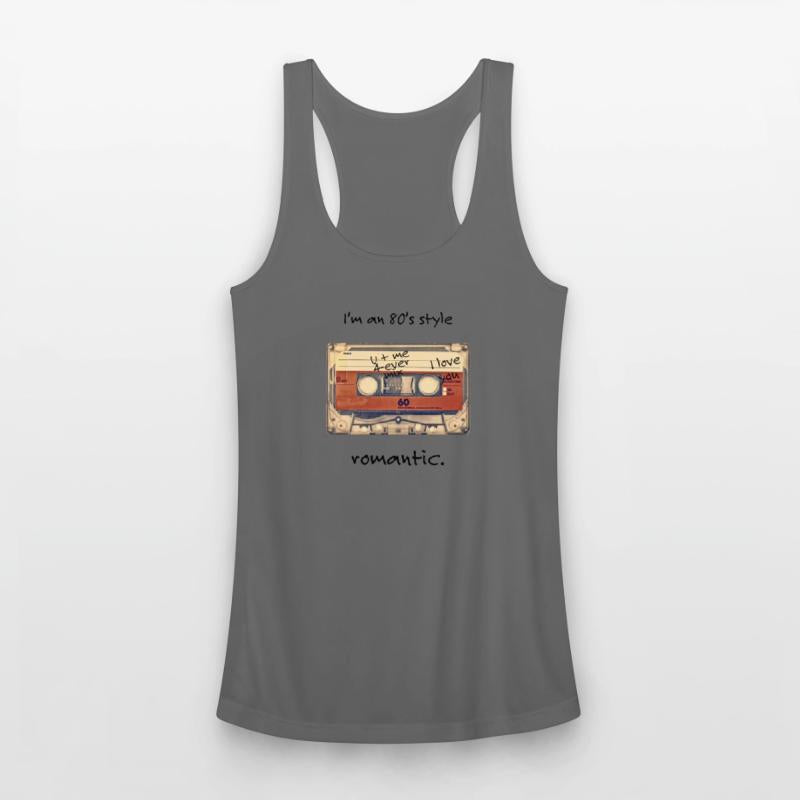 80's Style Romantic Vintage Cassette (black)