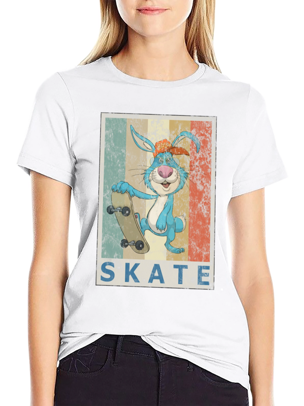Skateboarding Bunny T-Shirt