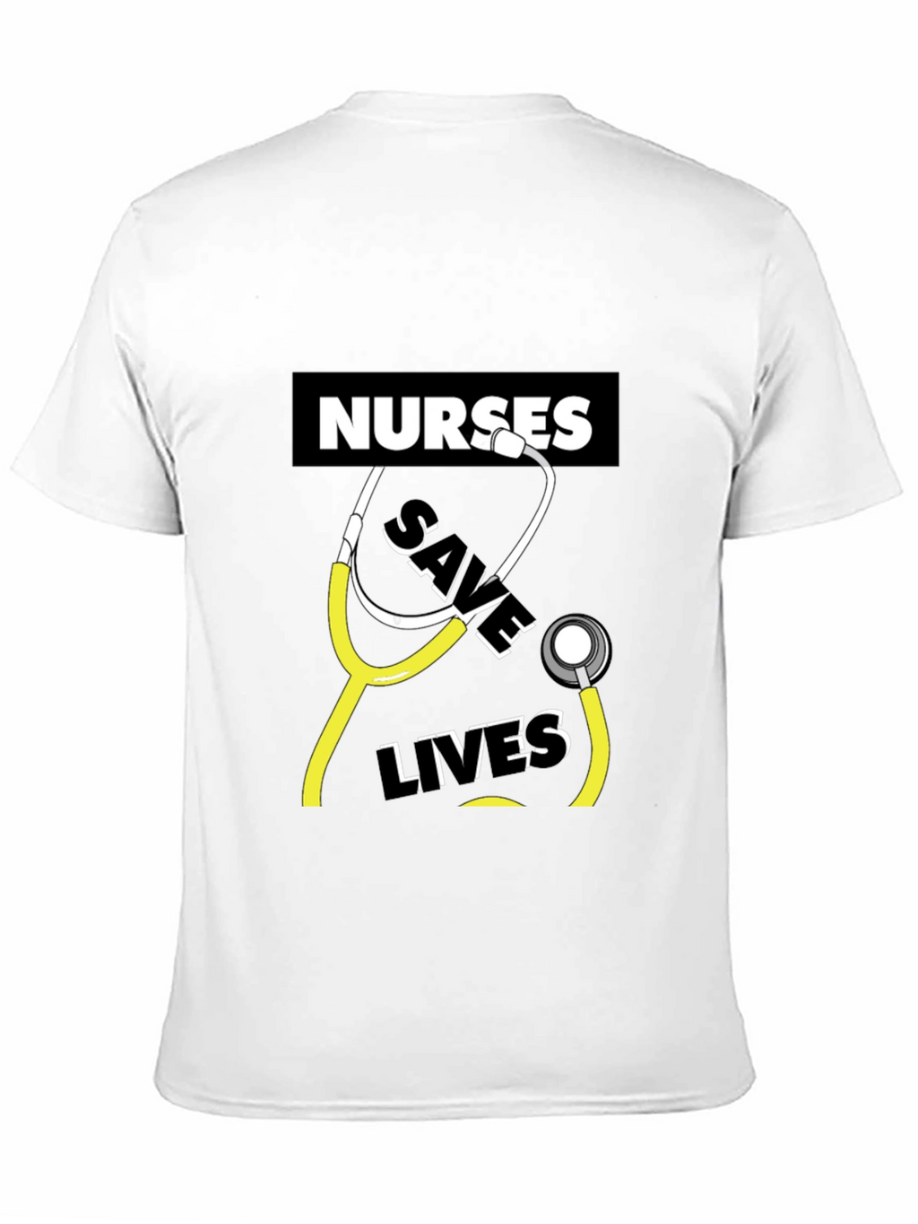Nurses Save Lives T-Shirt - Black