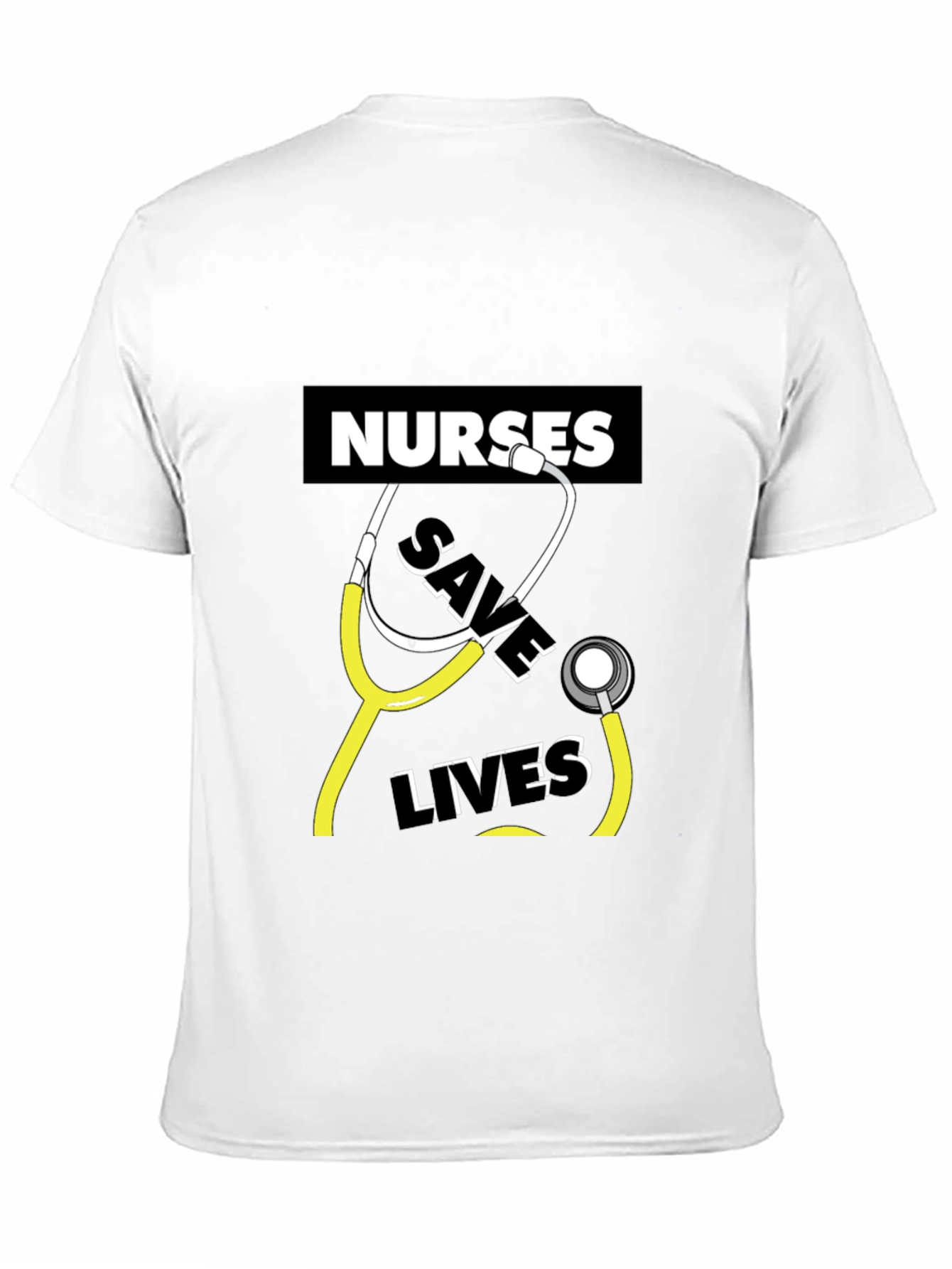 Nurses Save Lives T-Shirt - Black