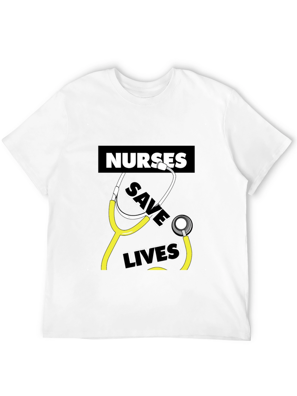 Nurses Save Lives T-Shirt - Black