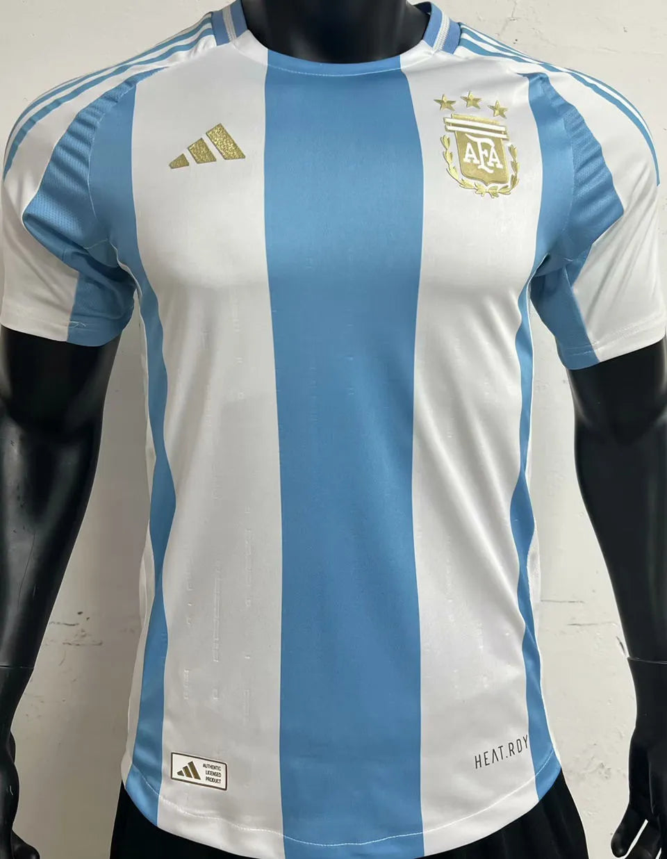 MESSI #10 Argentina Home Player Version Soccer Jersey 2024/25 (Have FlFA World Champion 2022 有胸前章) ★★ Back