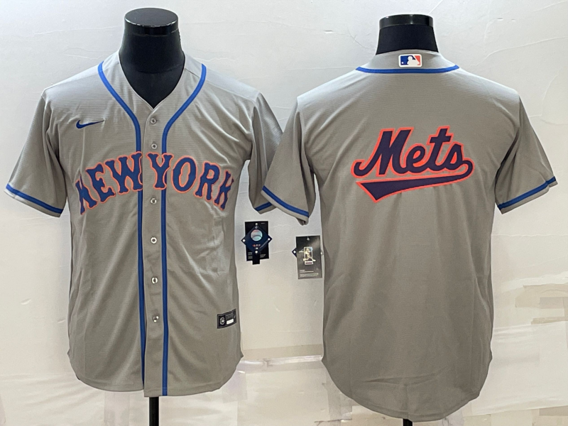 Men's New York Mets Gray Road Authentic Team Jerseys