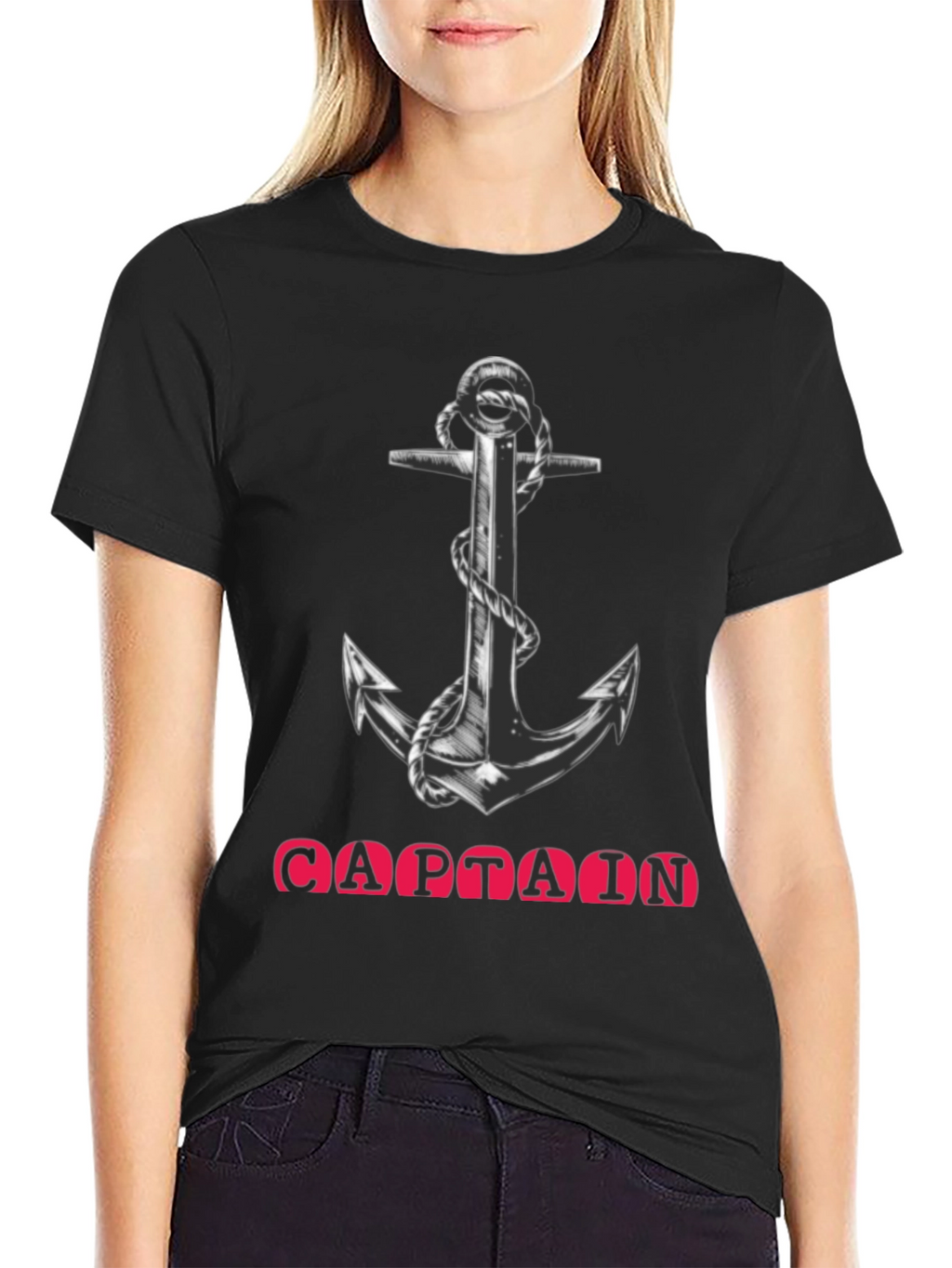Captain Anchor Graphic T-Shirt