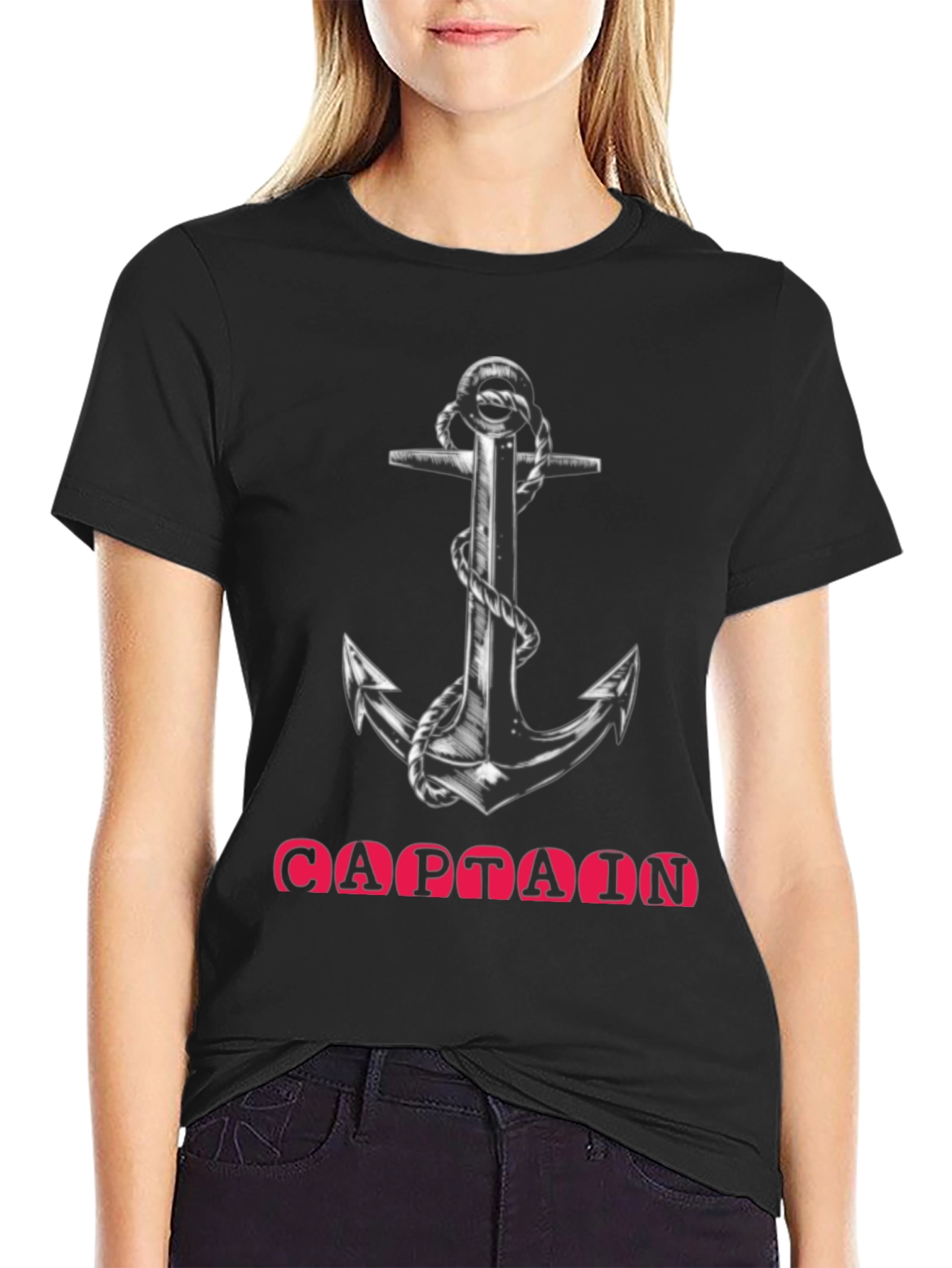 Captain Anchor Graphic T-Shirt