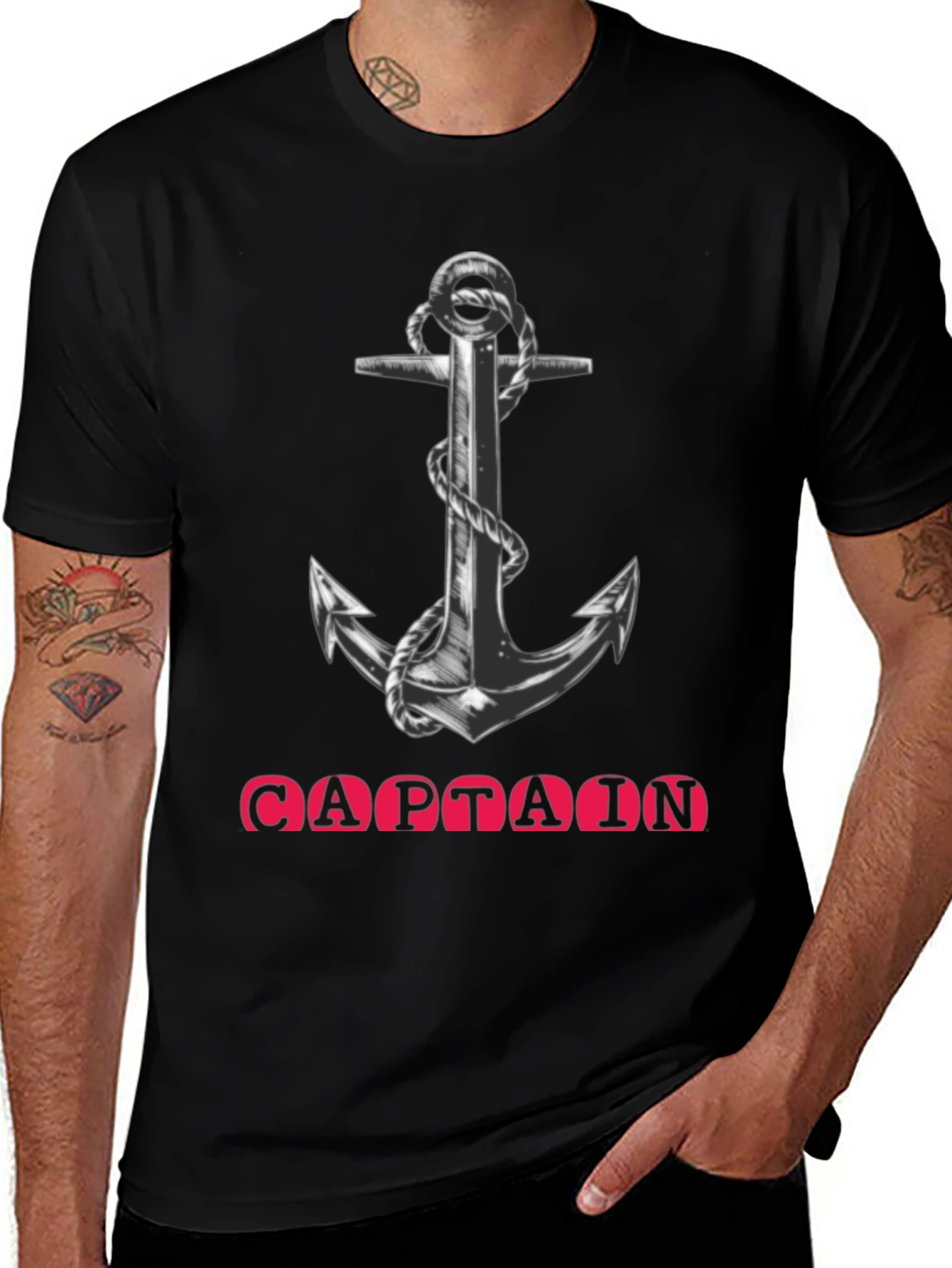 Captain Anchor Graphic T-Shirt