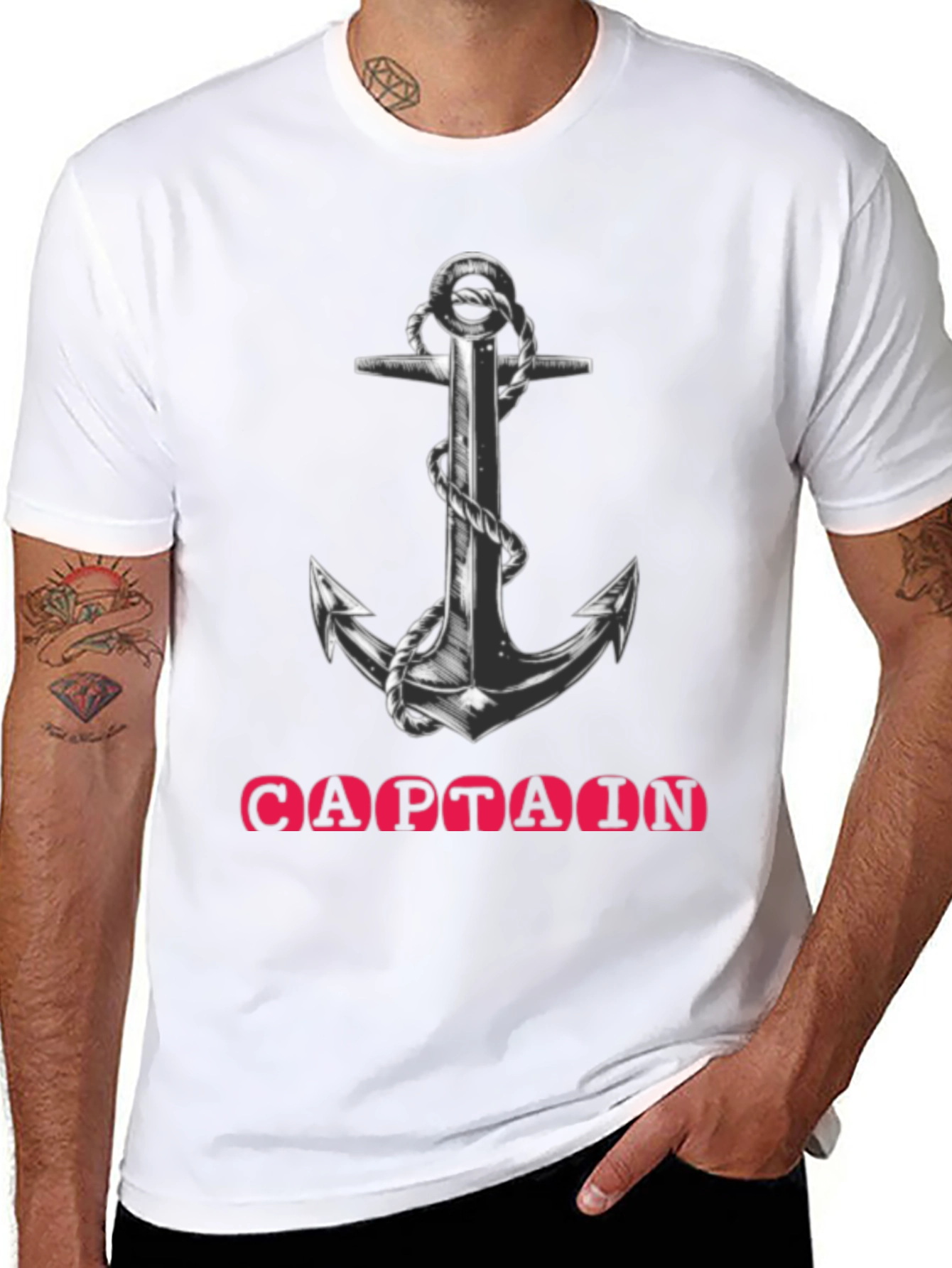 Captain Anchor Graphic T-Shirt