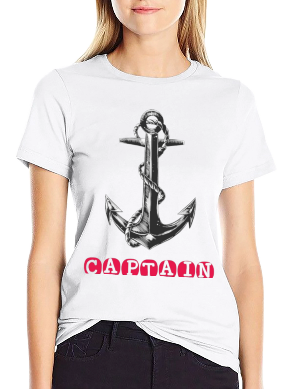 Captain Anchor Graphic T-Shirt