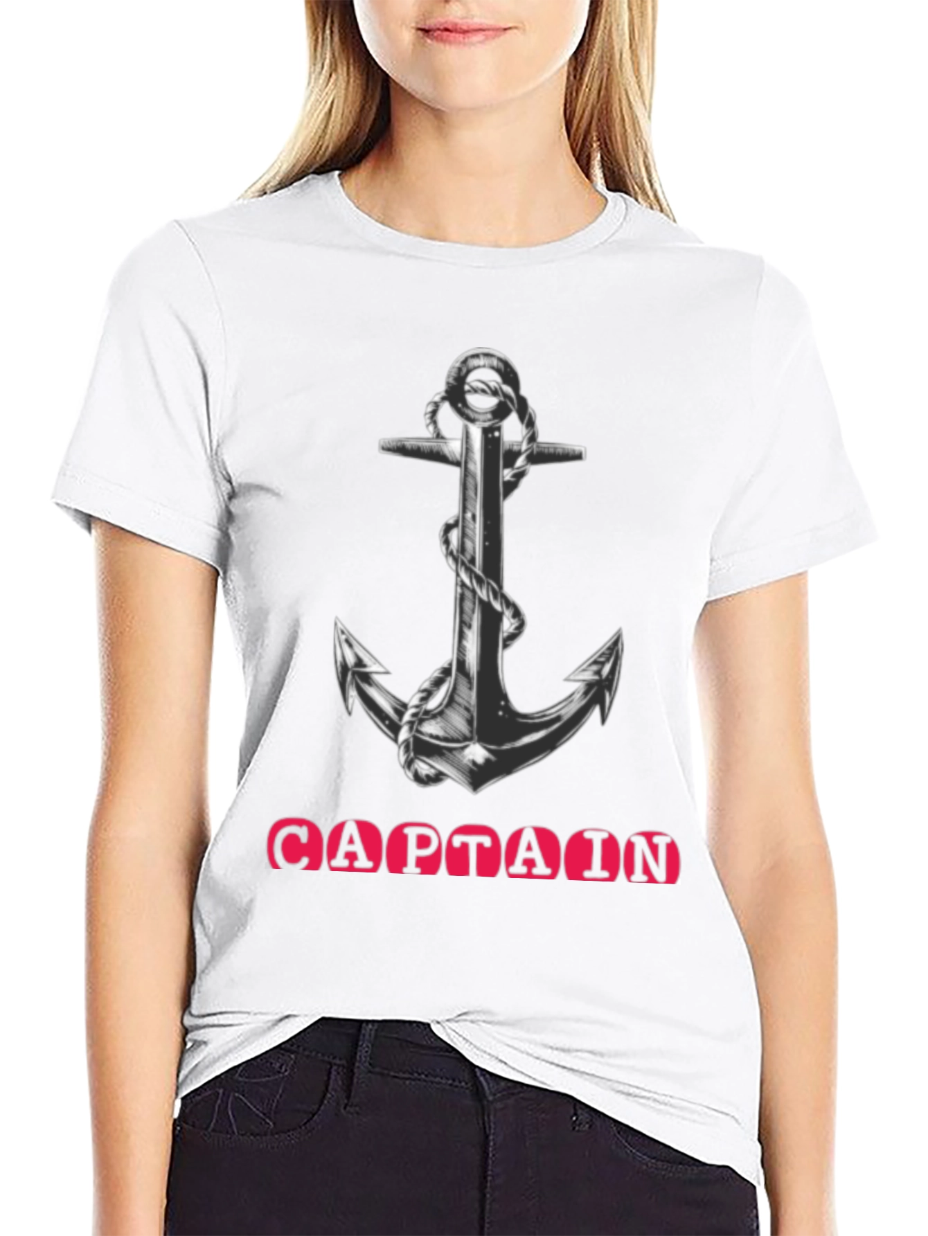 Captain Anchor Graphic T-Shirt