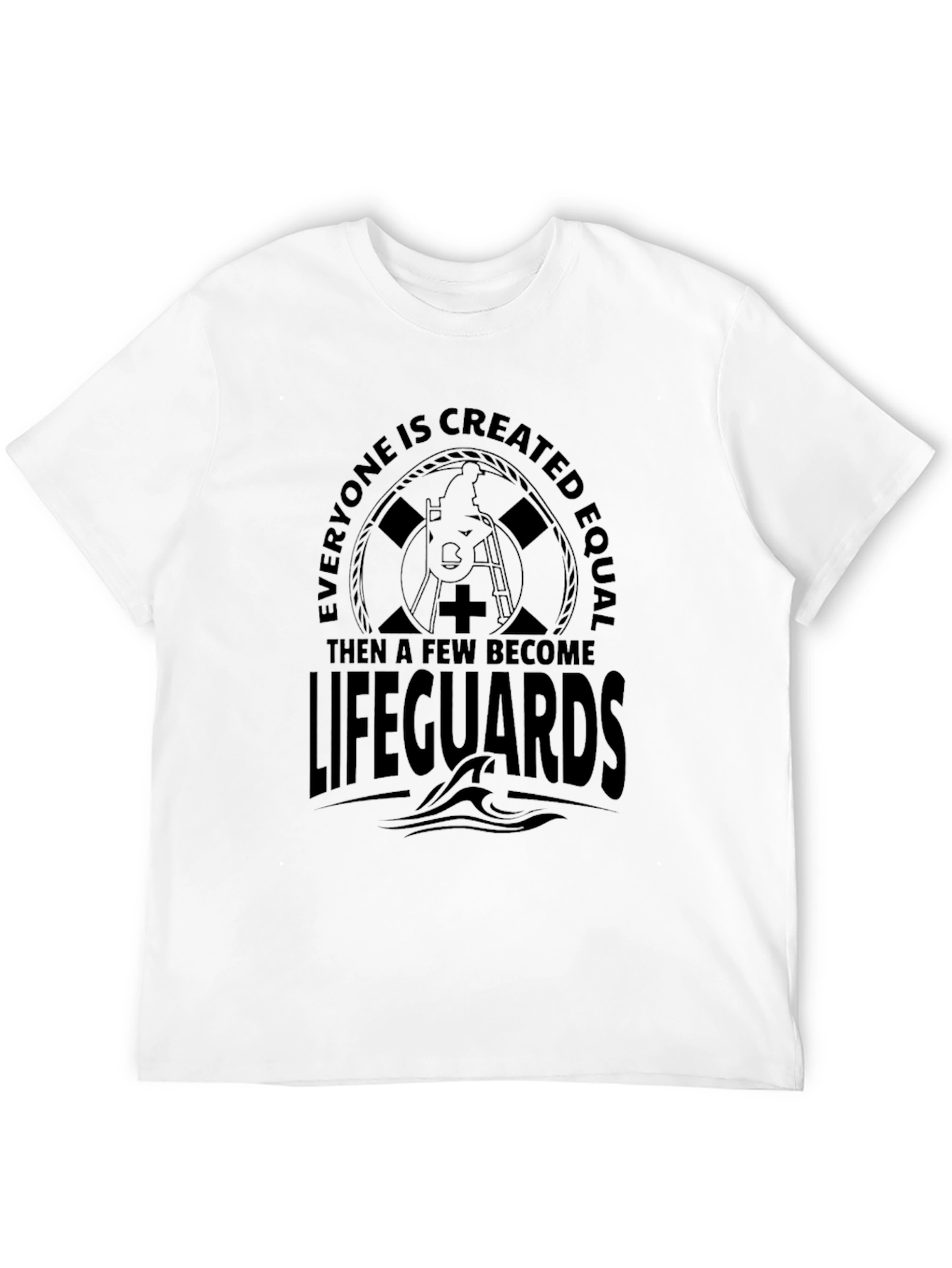 Lifeguard Graphic Print Crew Neck T-Shirt