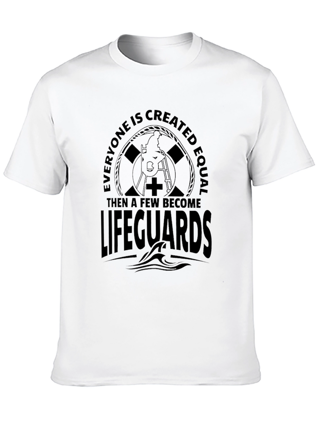 Lifeguard Graphic Print Crew Neck T-Shirt