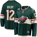 Men's Minnesota Wild Matthew Boldy #12 Green Home Breakaway Player Jerseys