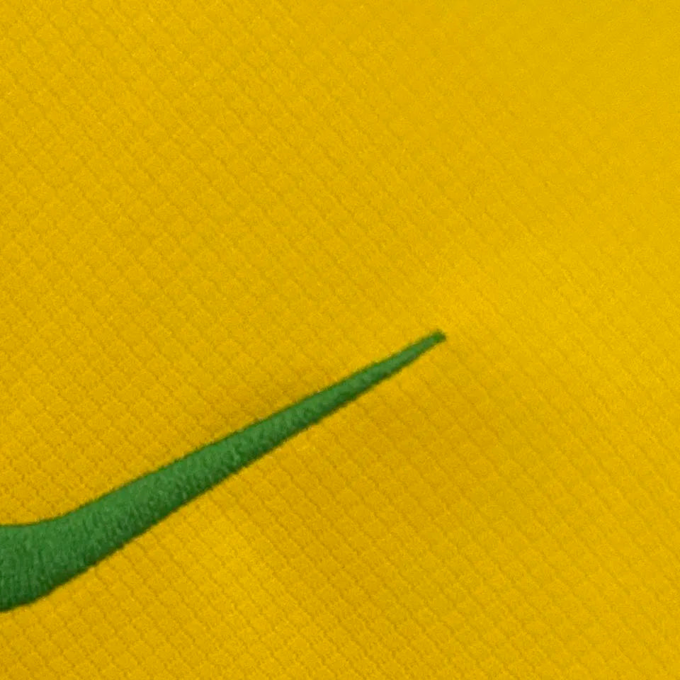 2025/26 Brazil Home Yellow Fans Jersey Detail 4