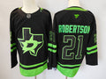 Men's Dallas Stars Jason Robertson #21 Black Player Game Jerseys
