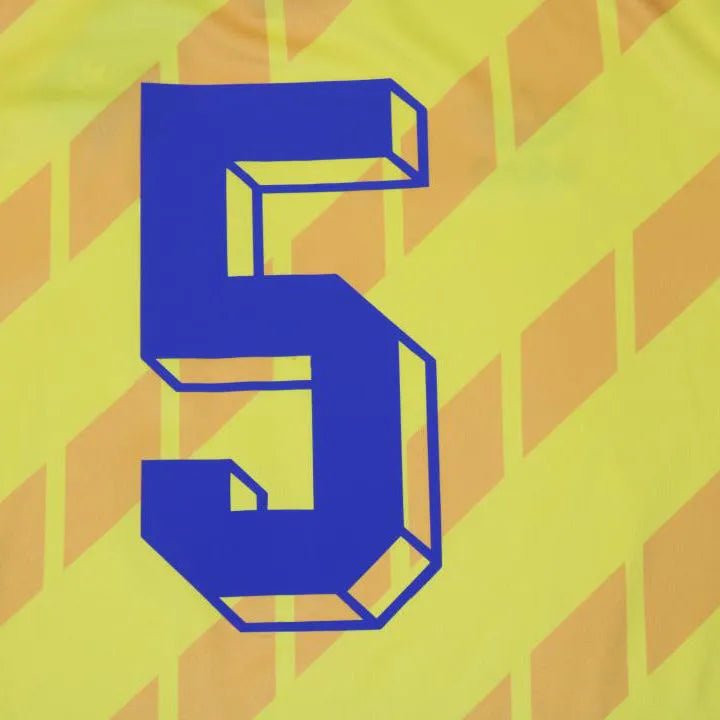 1988 Sweden Home Retro Soccer Jersey Detail 1