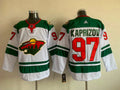 Men's Minnesota Wild Kirill Kaprizov #97 White Breakaway Jerseys