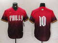 Men's Philadelphia Phillies J.T. Realmuto #10 Red 2024 City Connect Replica Player Jerseys