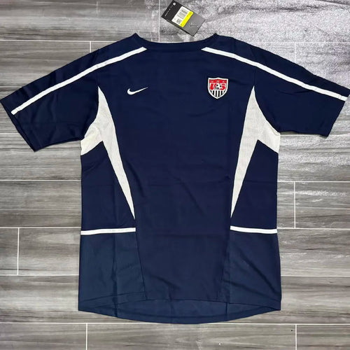 2002 U.S Away Retro Soccer Jersey Front