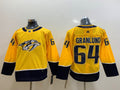 Men's Nashville Predators Mikael Granlund #64 Gold Home Breakaway Player Jerseys