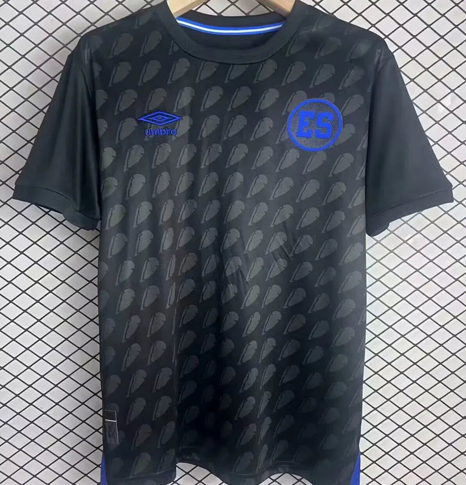 2025/26 EL Salvador Third Black Fans Soccer Jersey 萨尔瓦多 Front