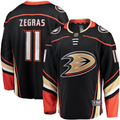 Men's Anaheim Ducks Trevor Zegras #11 Black Home Breakaway Player Jerseys