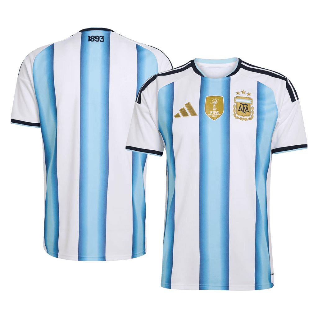 Argentina Home Soccer Jersey World Cup 2026 Blue&White Image 3