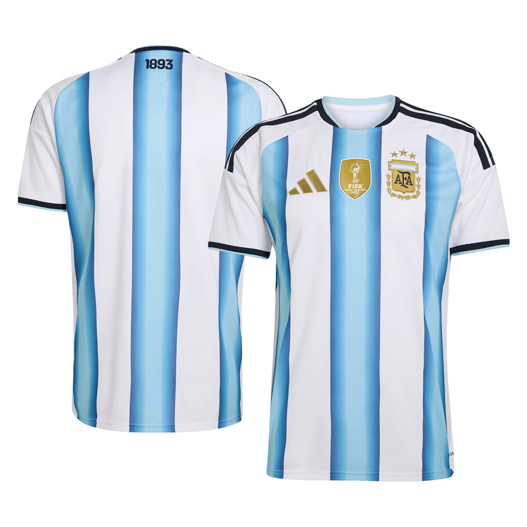 Argentina Home Soccer Jersey World Cup 2026 Blue&White Image 3