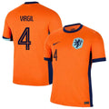 VIRGIL #4 NL Home Orange Fans Soccer Jersey 2024/25 ★★ Front