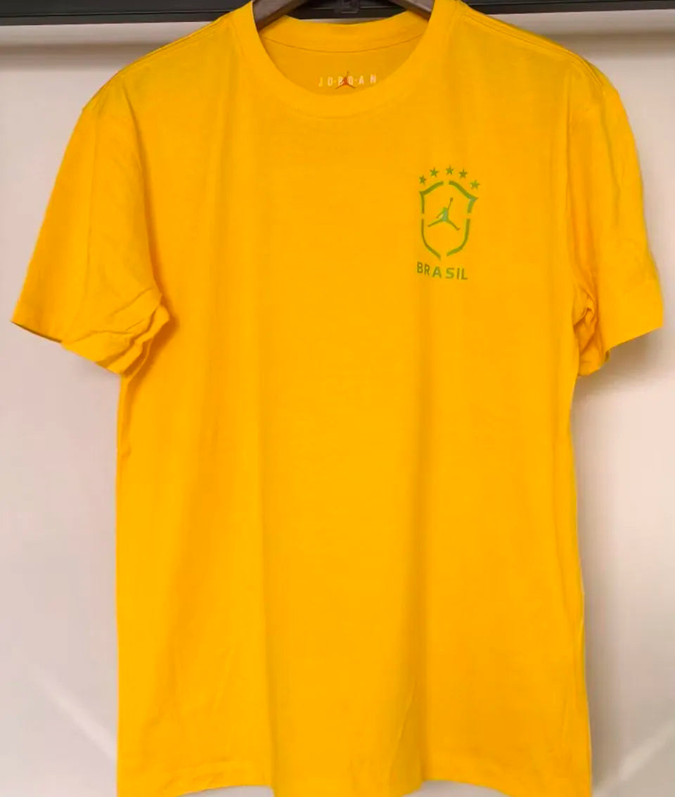 2026/27 Brazil Yellow Pure Cotton Jersey Back