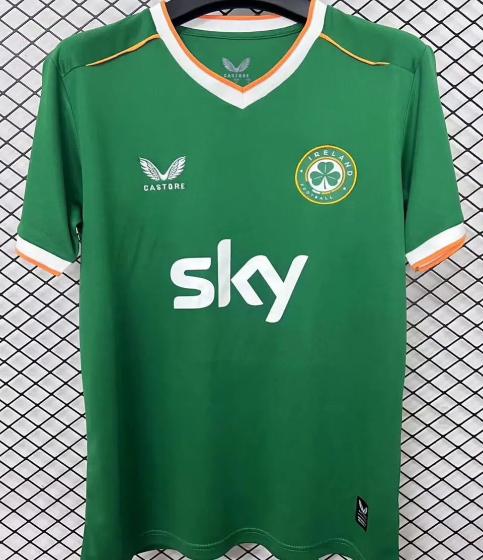 2026/27 Ireland Home Green Fans Soccer Jersey Front