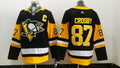 Men's Pittsburgh Penguins sidney crosby  #87 Black Replica Player Jerseys