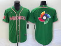 Men's 2023 World Baseball Classic Mexico Green Player Jerseys