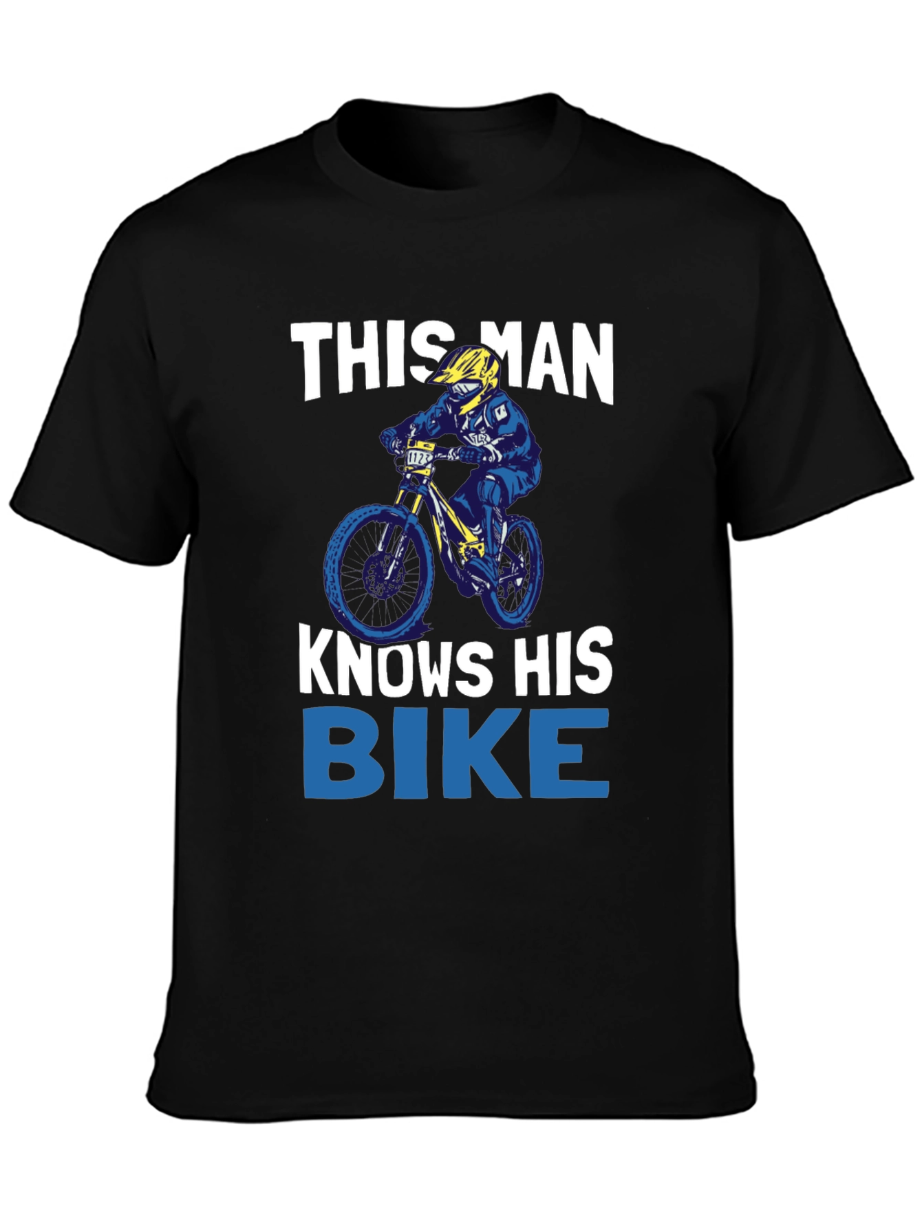 Bike Enthusiast Graphic Tee - This Man Knows His Bike