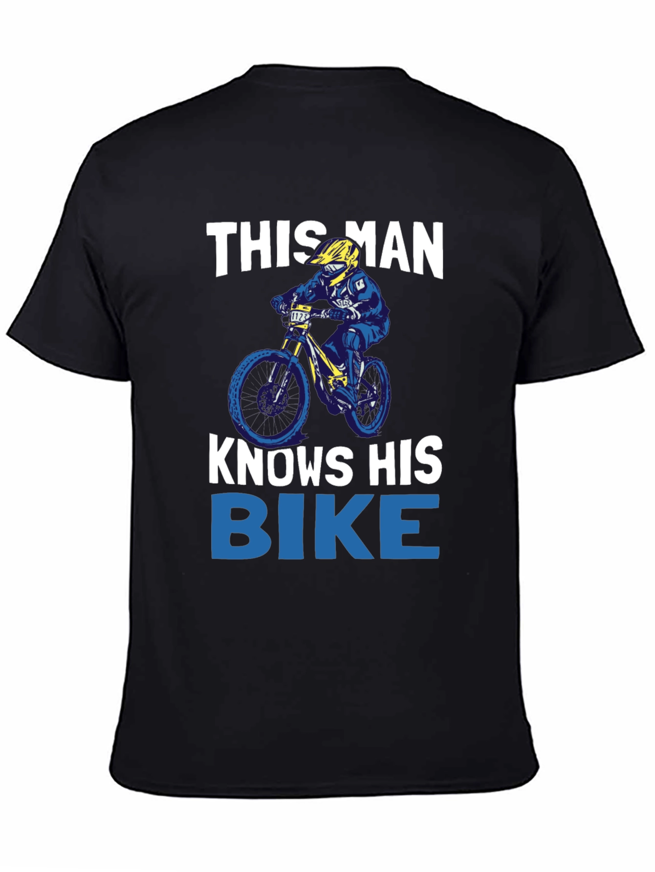 Bike Enthusiast Graphic Tee - This Man Knows His Bike