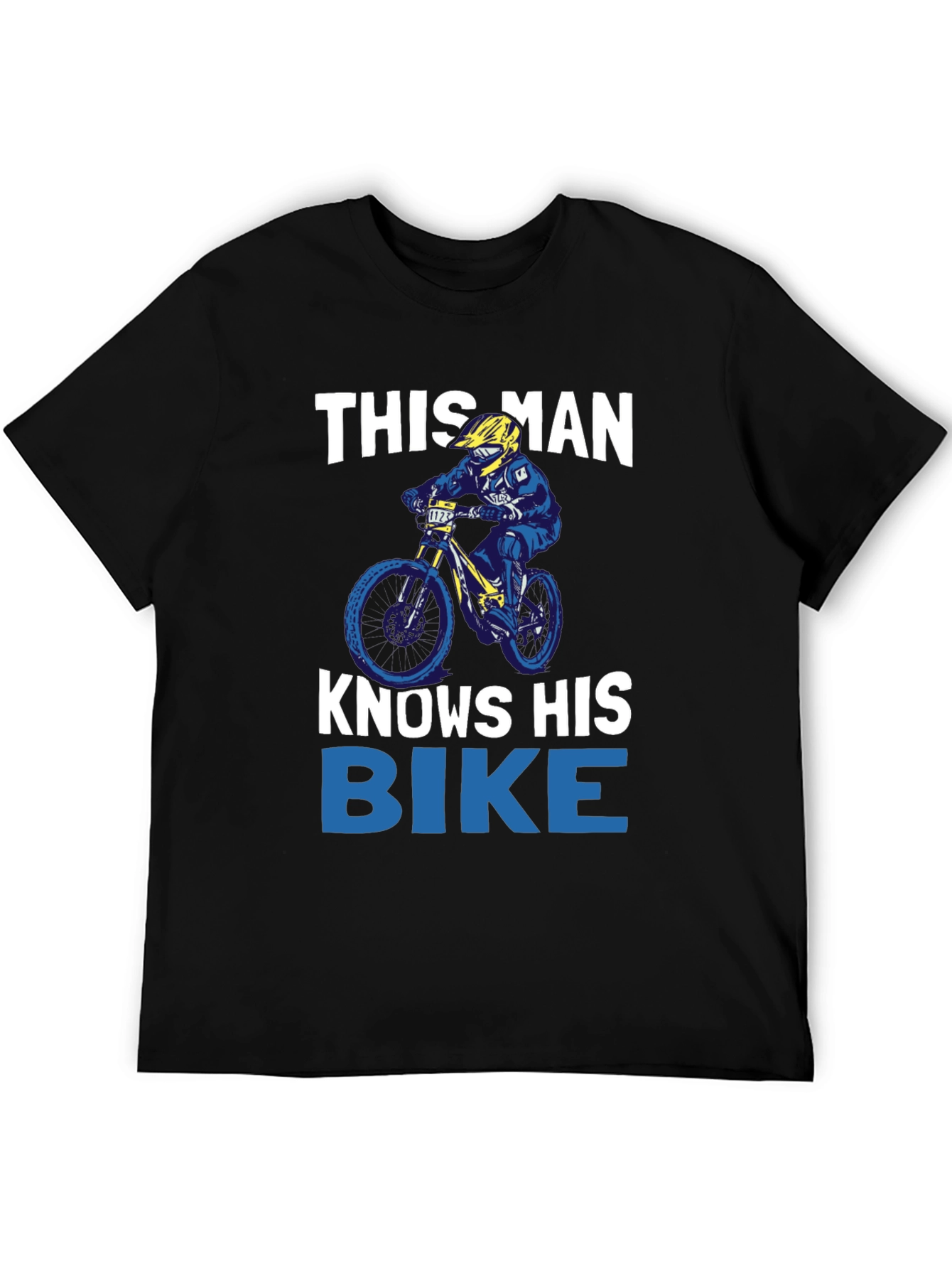 Bike Enthusiast Graphic Tee - This Man Knows His Bike