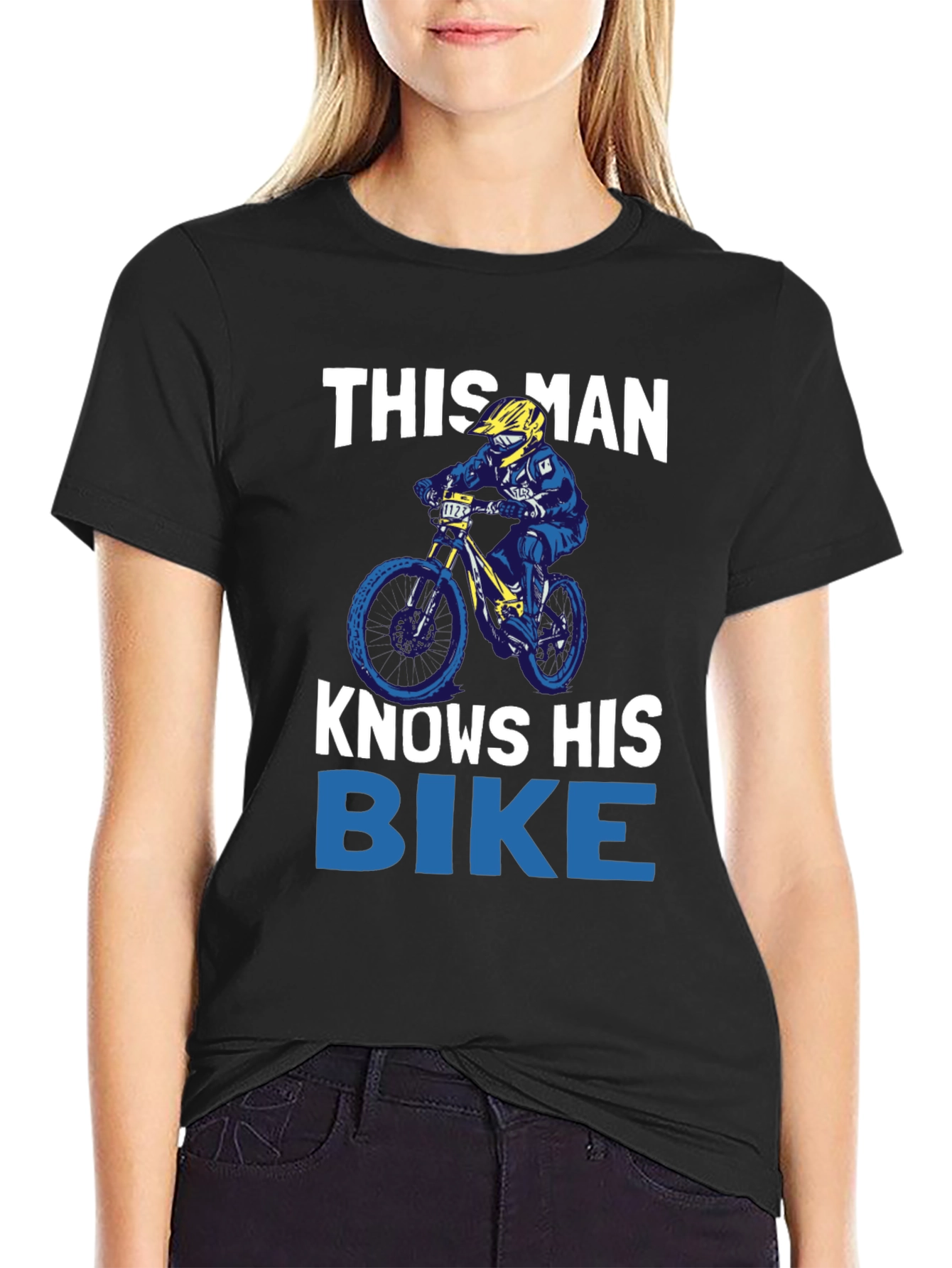 Bike Enthusiast Graphic Tee - This Man Knows His Bike