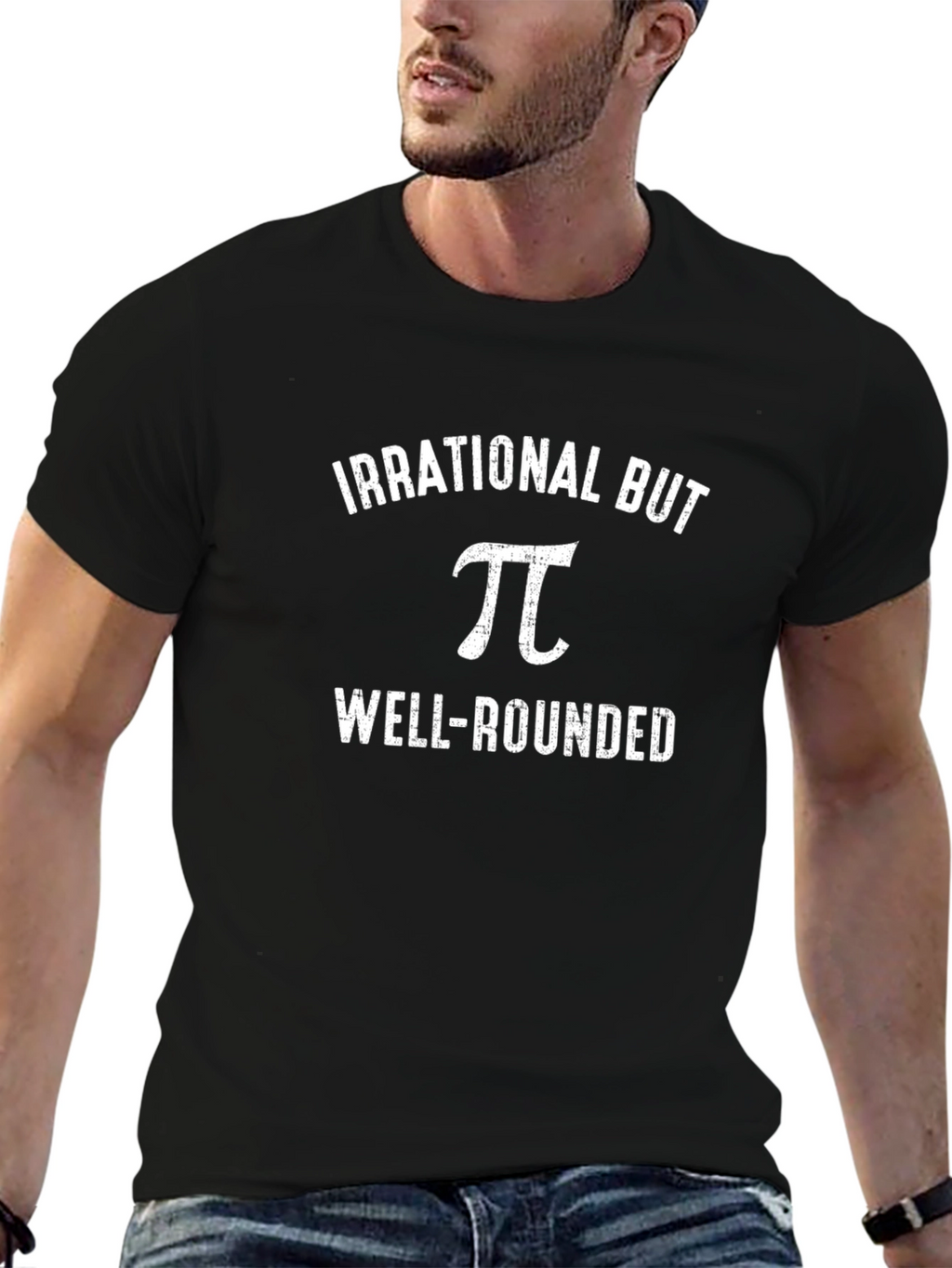 Irrational But Pi Well-Rounded Funny Math T-Shirt