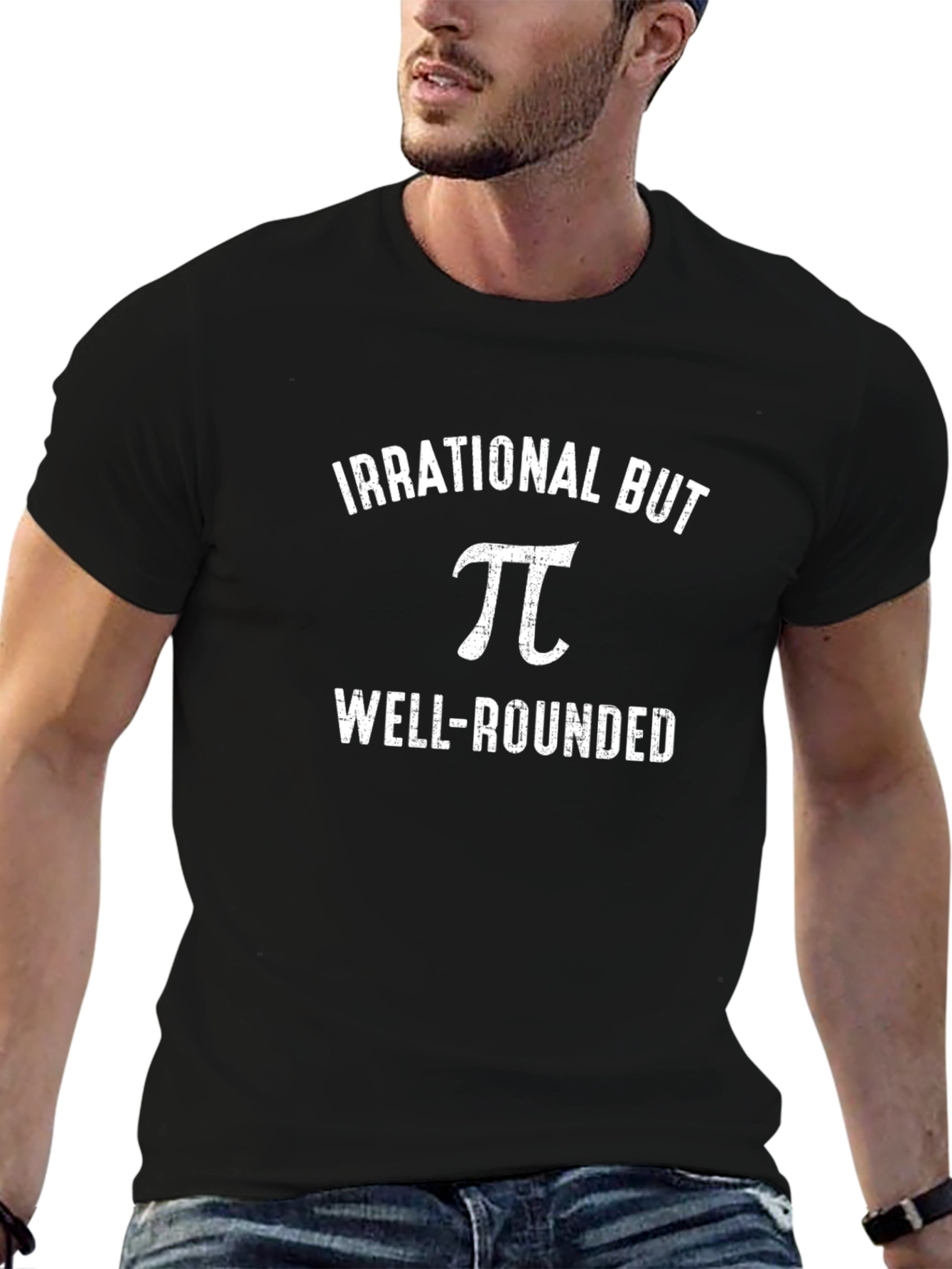 Irrational But Pi Well-Rounded Funny Math T-Shirt