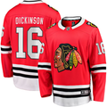 Men's Chicago Blackhawks Jason Dickinson #16 Red Home Breakaway Jerseys