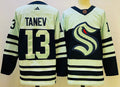Men's Seattle Kraken Brandon Tanev #13 Blue Game Jerseys