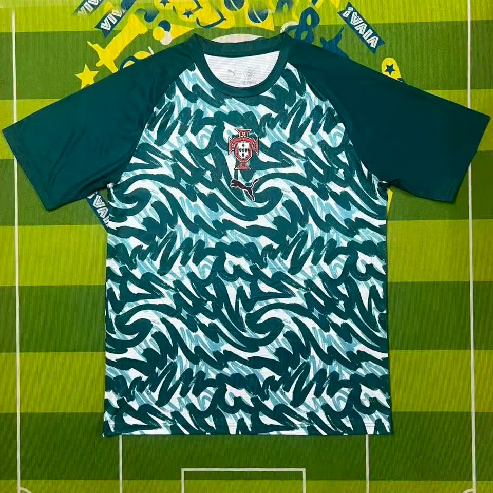 2025 Portugal Red Special Edition Fans Jersey Detail 4