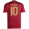 LUKAKU #10 Belgium 1:1 Quality Home Fans Jersey 2024/25 ★★ Front