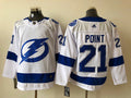 Men's Tampa Bay Lightning Brayden Point #21 White Player Game Jerseys