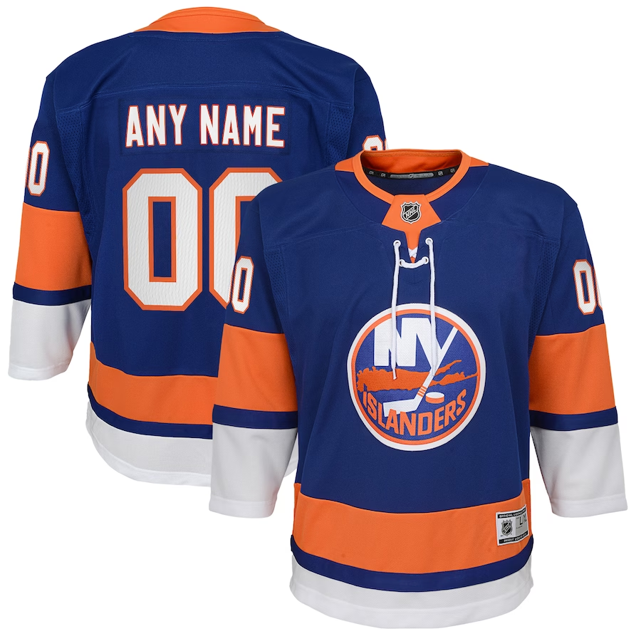 Men's New York Islanders Fanatics Branded Blue Home Breakaway Custom Jerseys