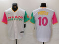 Men's San Diego Padres Jurickson Profar #10 White City Connect Limited Player Jerseys