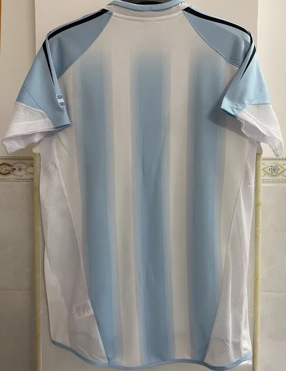 2004/05 Argentina Home Retro Soccer Jersey Back
